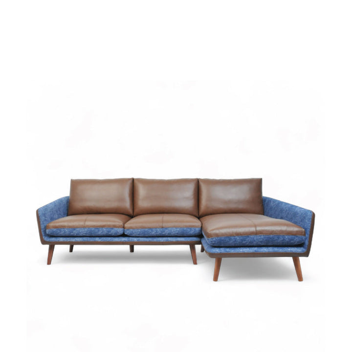 Volta Sofa 2L-Shape Chaise on Right (Mixed Upholstery)