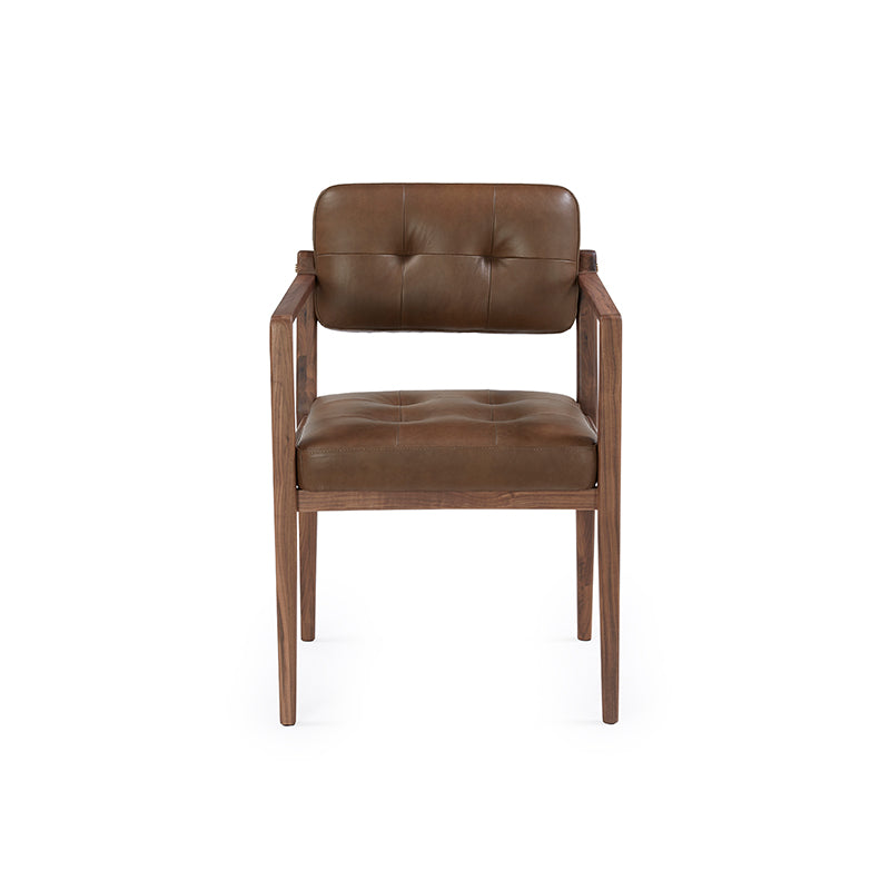 Axel Dining Arm Chair - Leather