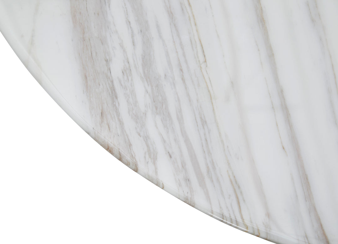 Cone Marble-Top Dining Table - Round