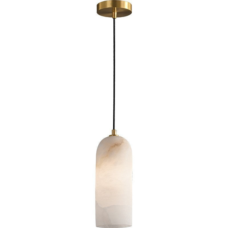 Hanging Lamp White Marble Dia10*H25Cm