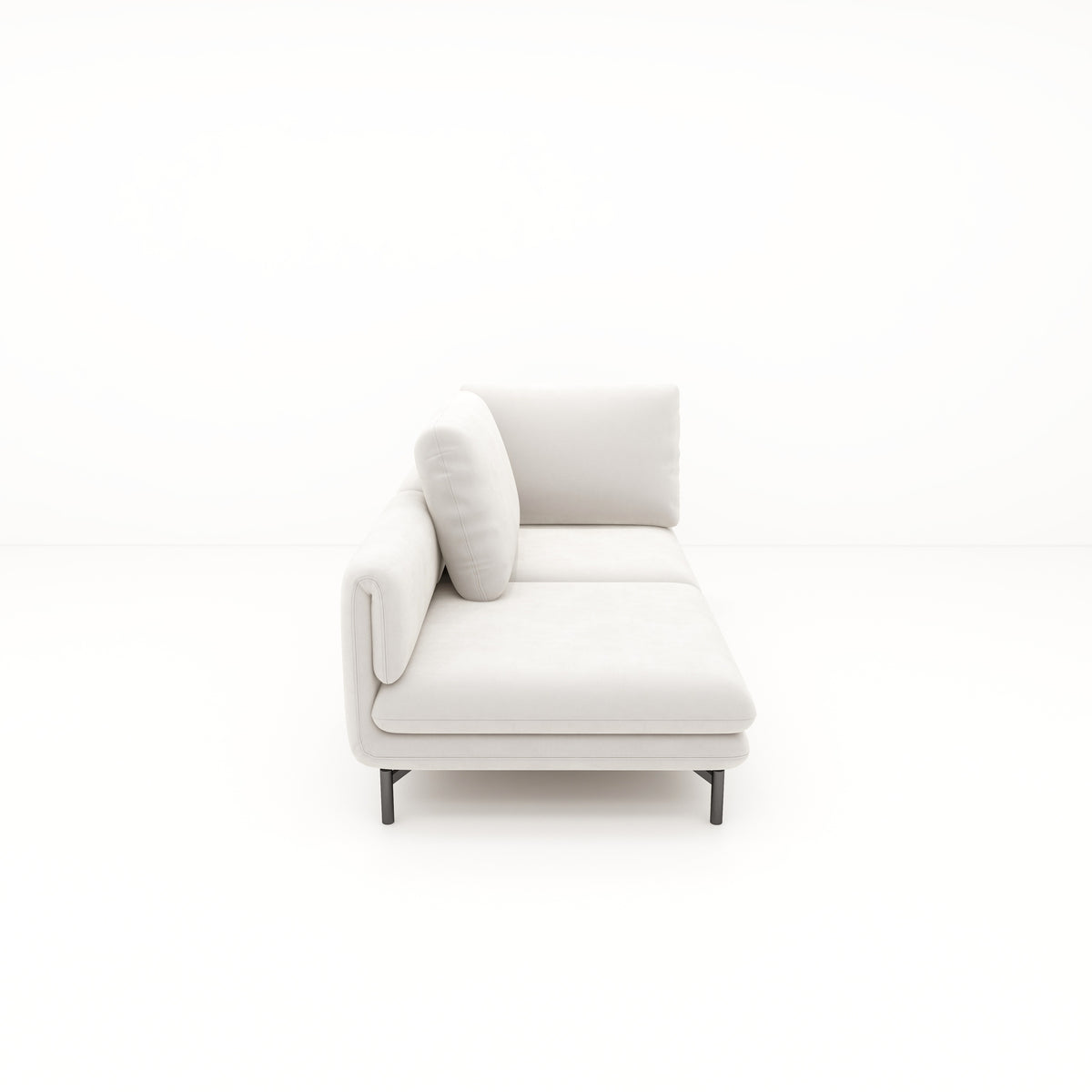 Crème II Sofa C3 Chaise W/Left Arm