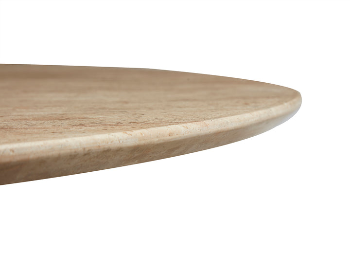 Siena Travertine-Top Dining Table