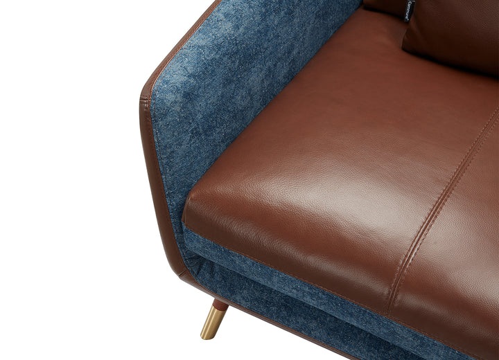 Volta Sofa 2L-Shape Chaise on Right (Mixed Upholstery)