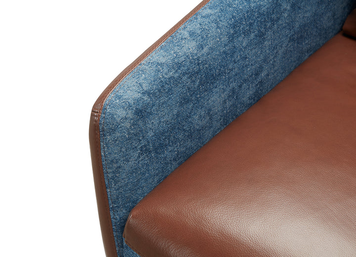 Volta Sofa 2L-Shape Chaise on Right (Mixed Upholstery)