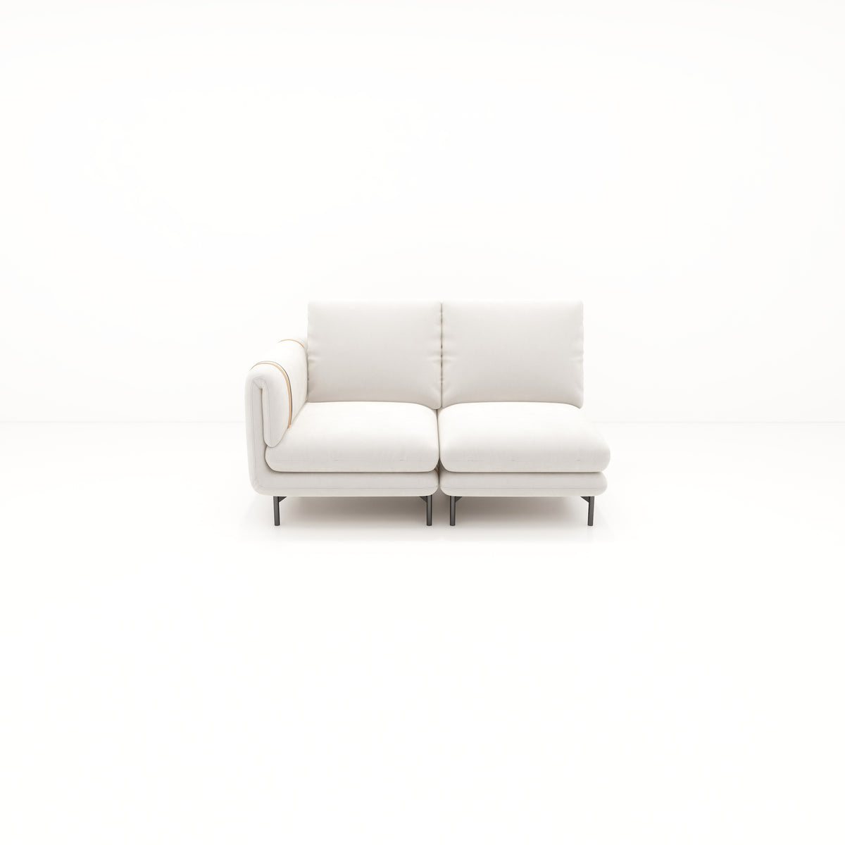 Crème II Sofa 2 Seater W/Left Arm