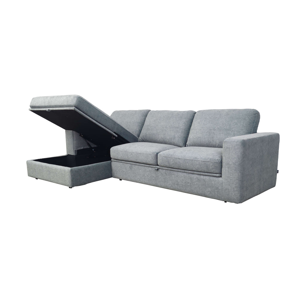 Bass Sofa 2.5L + Chaise Left W/Storage (Set)