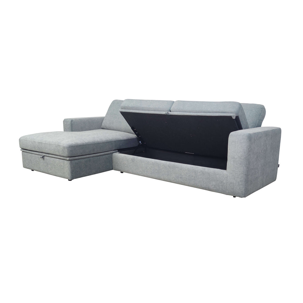 Bass Sofa 2.5L + Chaise Left W/Storage (Set)