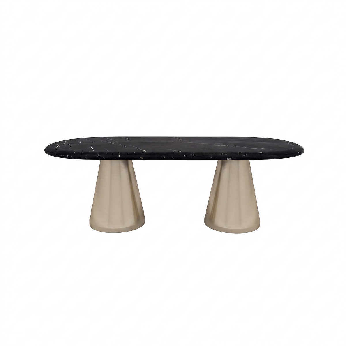 Cone Marble-Top Dining Table - Dome