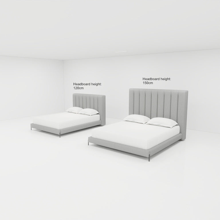 Duval Vert Bed Frame (150Cm Headboard)
