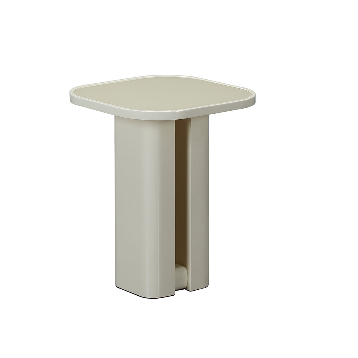 Hotel Paradiso Martini End Table - White