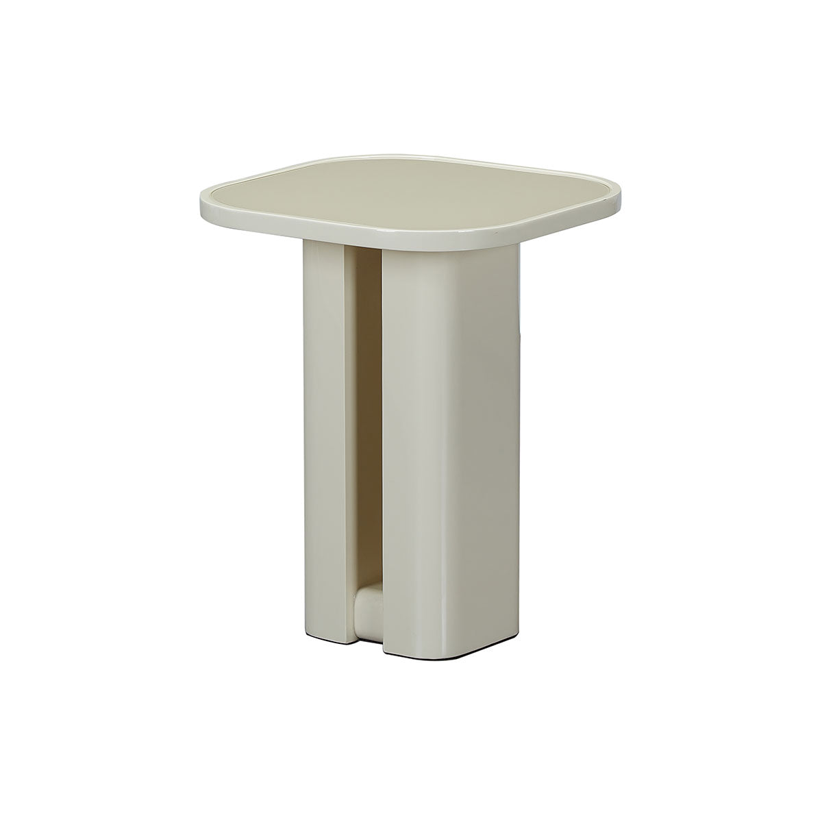 Hotel Paradiso Martini End Table - White