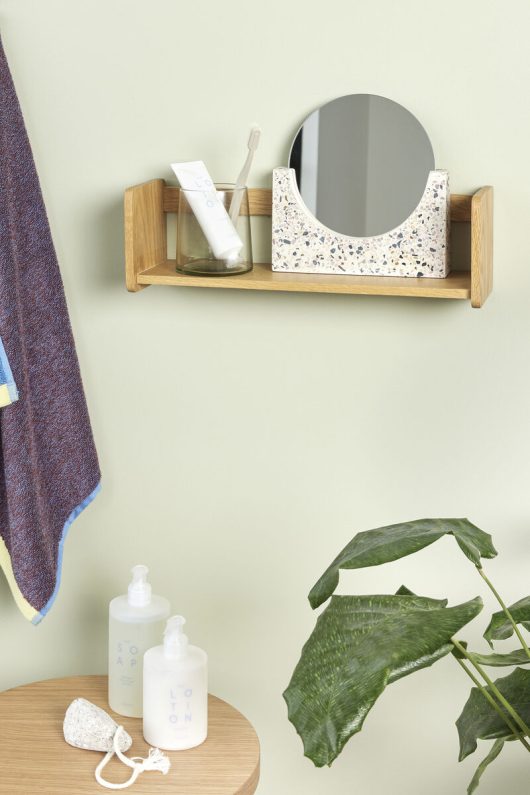 Sort Table Mirror Terrazzo/Red