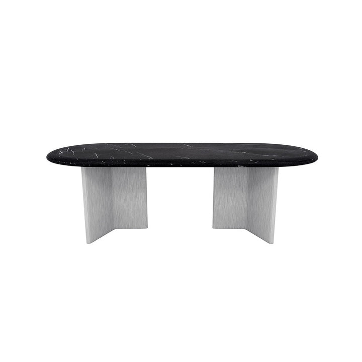 Stealth Marble-Top Dining Table Dome