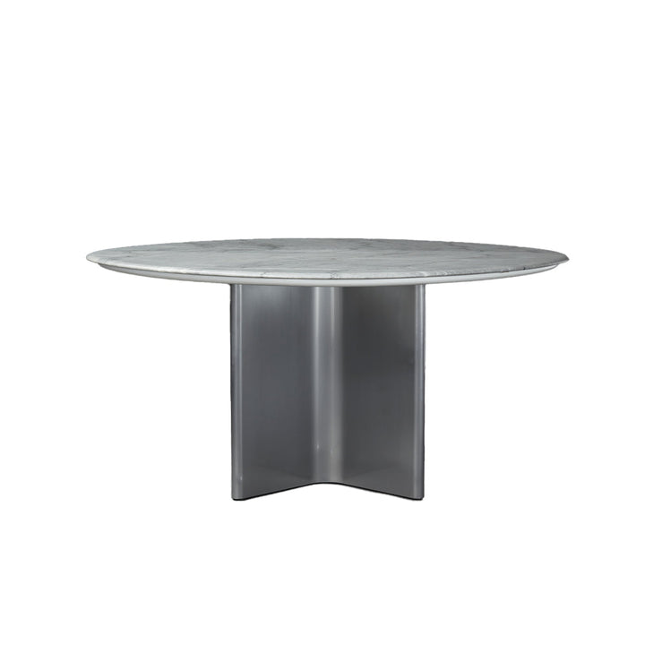 Stealth Marble-Top Dining Table Round